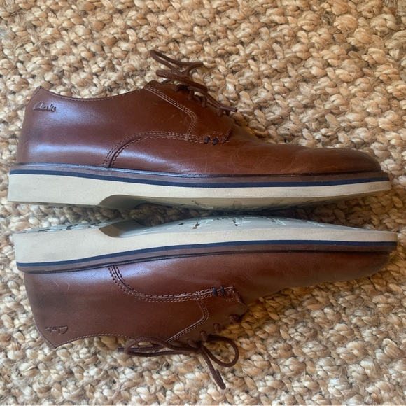 Clarks Malwood Plain Mens Dress Shoes - Picture 7 of 11